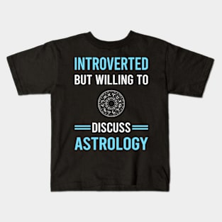 Introverted Astrology Astrologer Kids T-Shirt